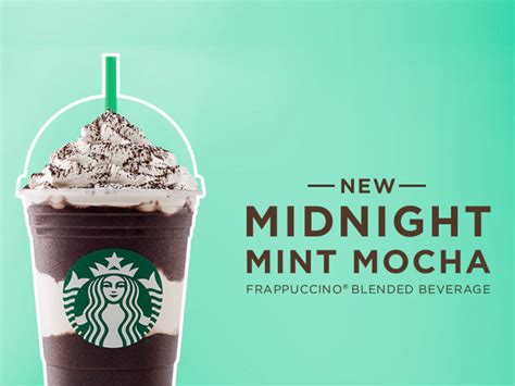 Starbucks Canada Introduces New Midnight Mint Mocha Frappuccino Canadify