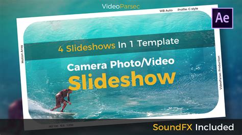 camera photo video slideshow after effects templates motion array