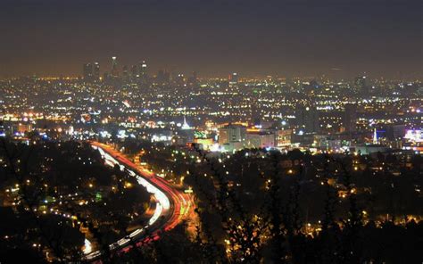 Los Angeles At Night Full Hd Desktop Wallpapers 1080p