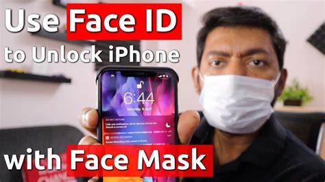 How To Setup And Unlock Face Id With Mask On Iphone Youtube