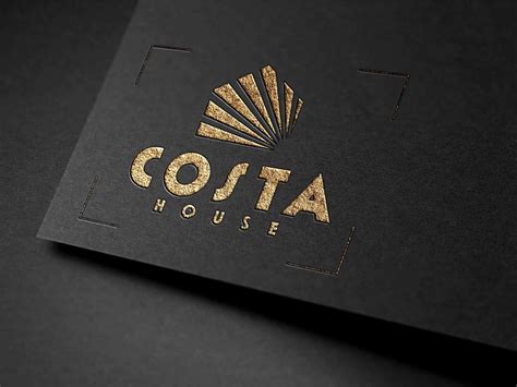Free Costa Gold Logo Mockup By Arun Kumar On Dribbble