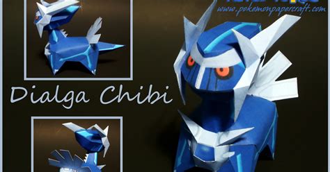 Use this page for building your team and filling out your pokedex! Paperpokés - Pokémon Papercraft: DIALGA CHIBI