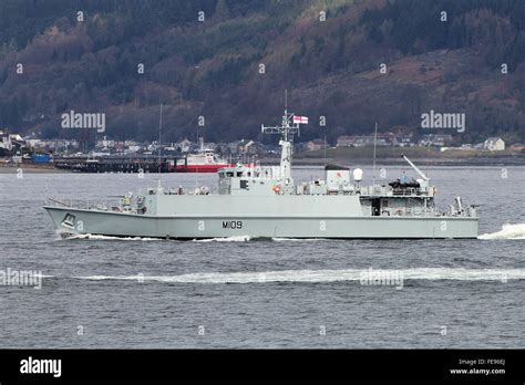 Hms Bangor M109 A Sandown Class Minehunter Of The Royal Navy Heads