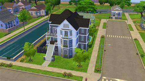 Hello Im Back Again With A New House In The Sims House Designs