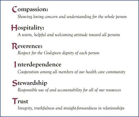 Mission Vision And Values St Josephs Hospital