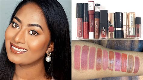 My Top 10 Affordable Everyday Lipsticks For Dusky Dark Indian Skintone Youtube