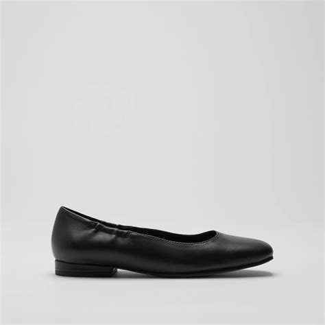 Selle Nappa Leather Ballet Flat Eileen Fisher
