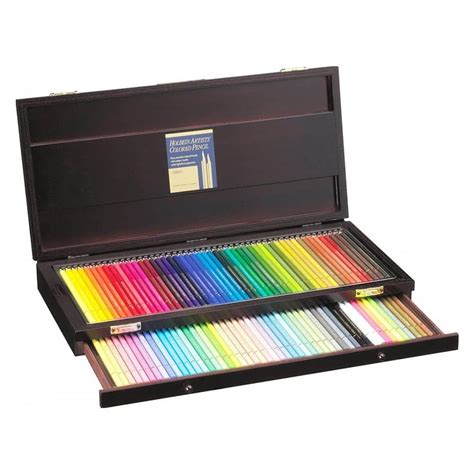 Holbein Artist Colored Pencil Wood Box Set Of 150 Assorted Colors