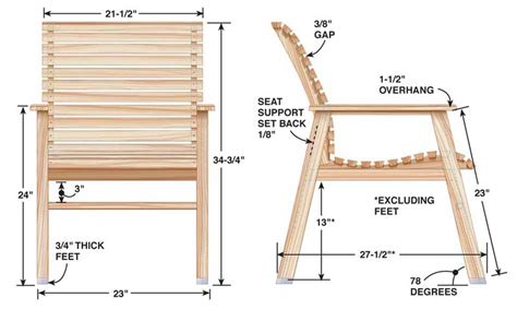 Patio Chair Popular Woodworking