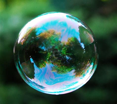 Bubble Reflection Photography