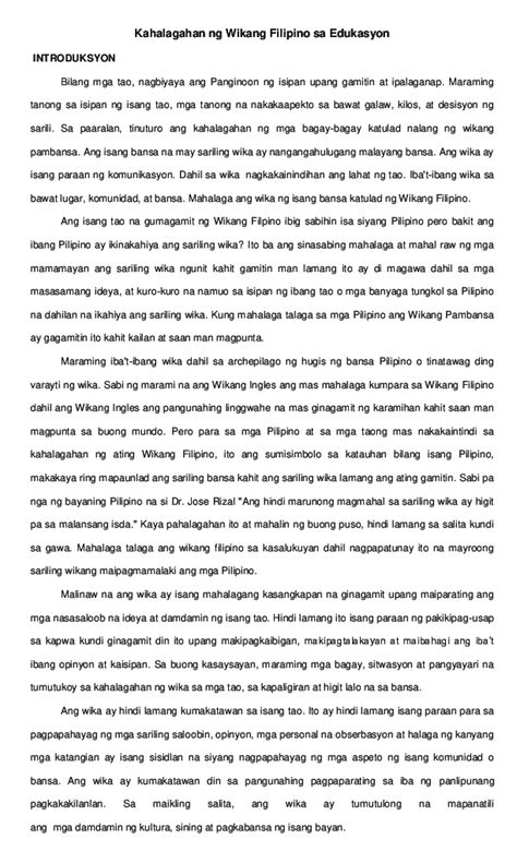 Mga Halimbawa Ng Talumpati Tungkol Sa Kahalagahan Ng Edukasyon