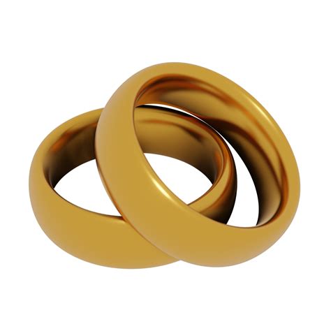 Gold Wedding Rings 9370661 Png