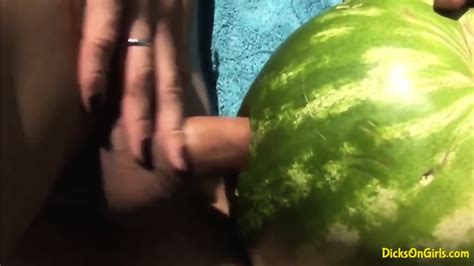 Shemale Fucks A Watermelon Eporner