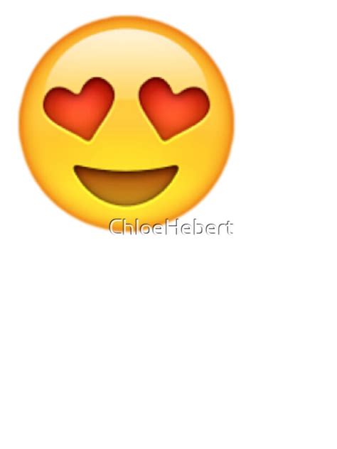Heart Eyes Emoji By Chloe Hebert
