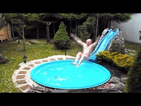 Are you interested to make diy inground pools? $100 Water Slide Fun !!! | Water slides backyard, Pool ...