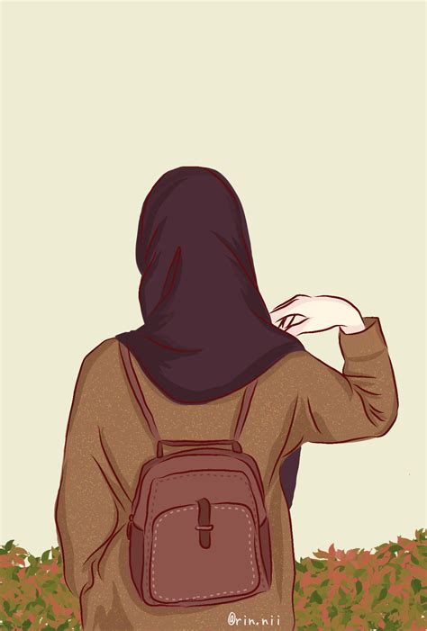 Cartoon Hijab Profile Pic Lucu Gambar Anime Keren Wanita Cantik Boddeswasusi