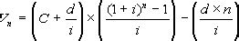 Gábilos Definiciones y fórmulas de rentas en progresión aritmética