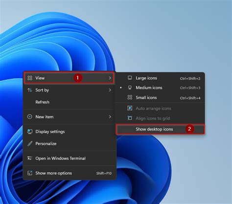 How To Show Hide Or Resize Desktop Icons In Windows 11 The