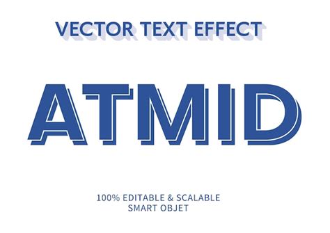 Premium Vector Editable Vector Fonts Text Effect F36