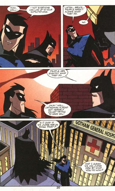 Batman Gotham Adventures 50 Comic Panels Nightwing Gotham