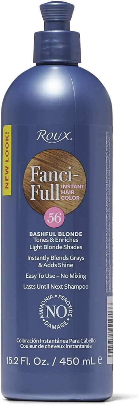 Roux Fanci Full Rinse Temporary Hair Color Bashful Blonde 15 Oz Model