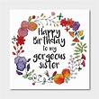 free printable birthday cards sister birthdaybuzz - sister birthday ...