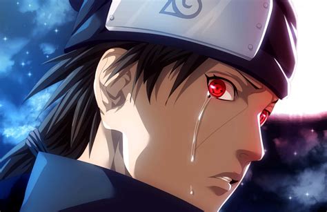 Download Naruto Anime Uchiha Itachi Crying Wallpaper