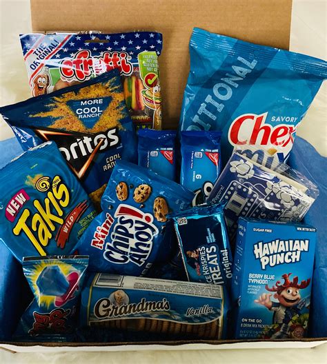 Something Out Of The Blue Care Package Candy Box Ts For Etsy