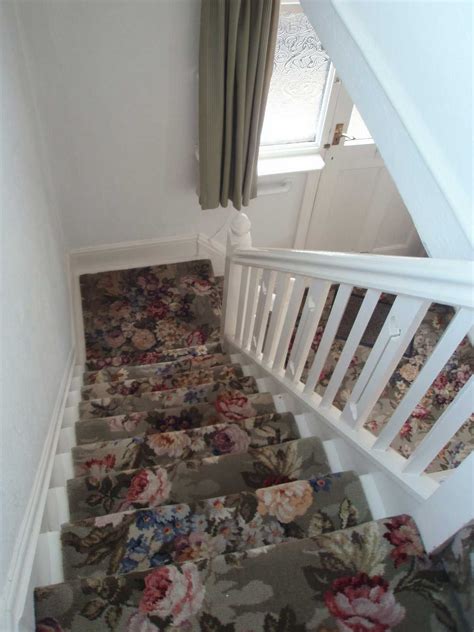 Creative Home Interior Design Stair Runner Carpet Floral Carpet