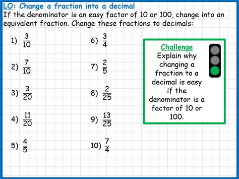 comparing  ordering fractions  decimals lotw