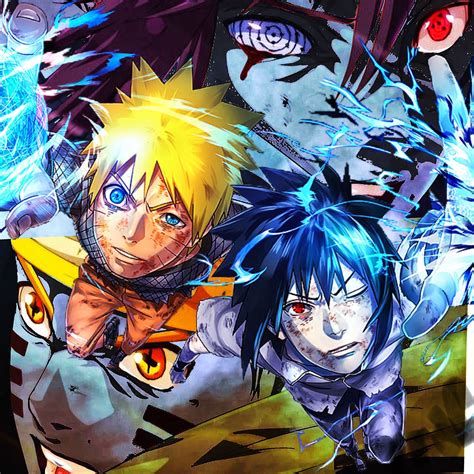 Naruto And Sasuke Last Battle Anime Anime Naruto Personagens De Anime