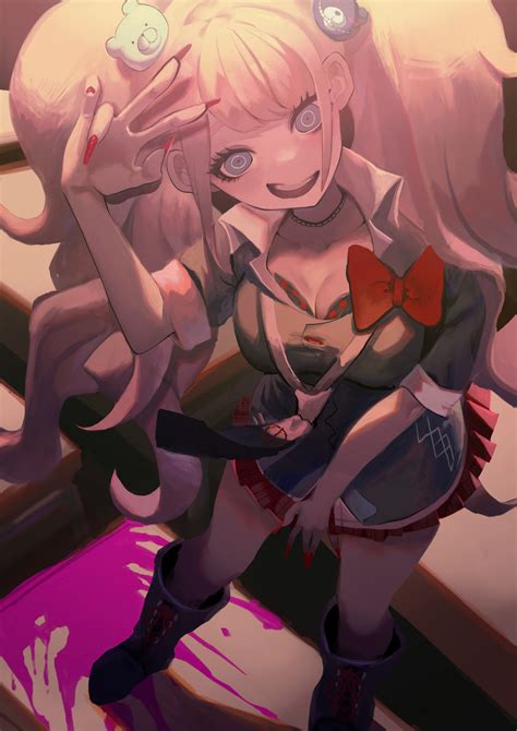 Hintergrundbilder Danganronpa Anime Mädchen Enoshima Junko