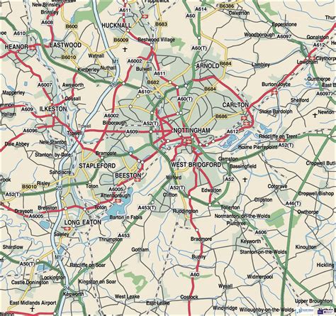 Nottingham Map