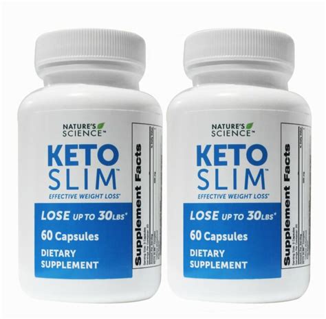 Natures Science Keto Slim 500mg Capsules 60 Count For Sale Online Ebay