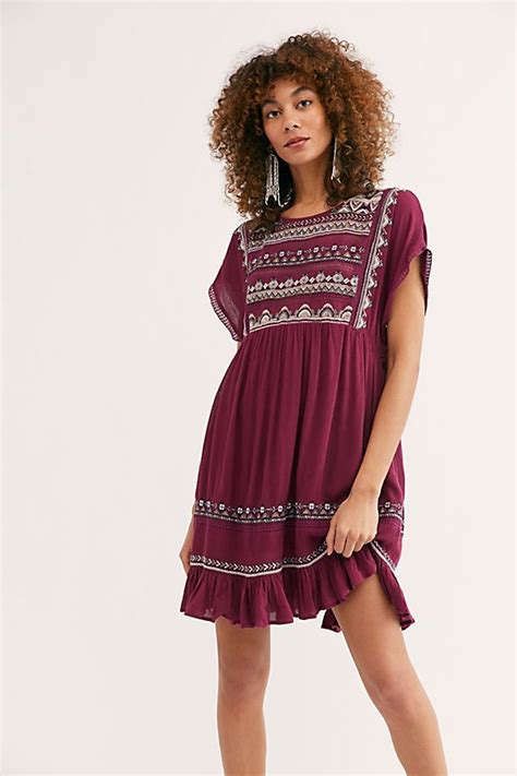 Sunrise Wanderer Mini Dress Free People Dress Fashion Mini Dress