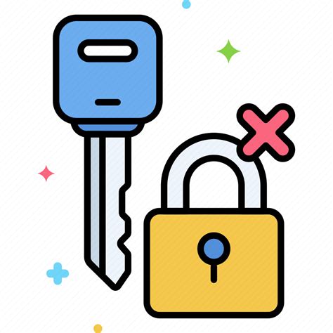 Lost Key Padlock Safety Icon Download On Iconfinder