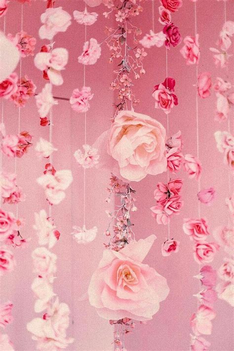 Pink Florals Pink Aesthetic Pastel Pink Aesthetic Pink Wallpaper