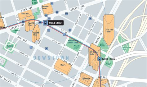 Transit Maps Work In Progress Downtown Pittsburgh Neighbourhood Map