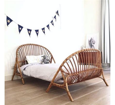 It's a hall tree and this spindle will be the legs. Fleet bed - The Rattan Collective | Rattan headboard, Kids ...