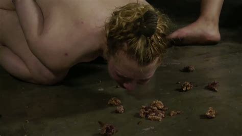 Slender Blond Cutie Eats Dirt From The Floor In Bdsm Sex Video