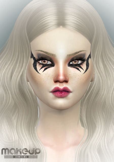 Jennisims Downloads Sims 4makeup Eyeshadow Carnival Golden Mardi Gras