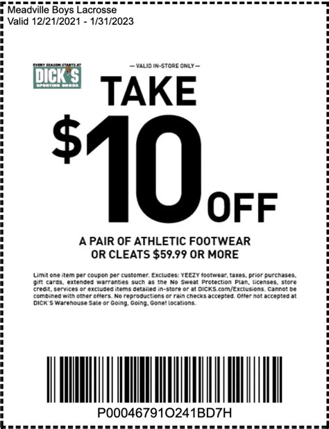 The Best Dicks Sporting Goods Coupons In Store And Online Codes 2023