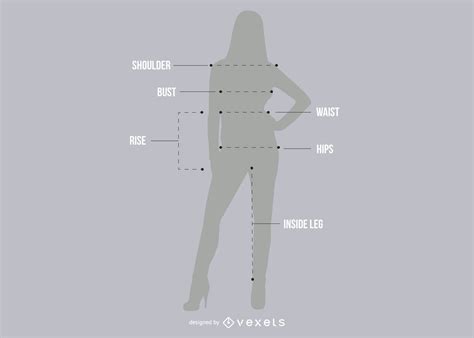 Women Measurement Guide Vector Download
