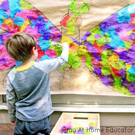 Engage Your Preschoolers Creativity With Butterfly Collage Art For Kids