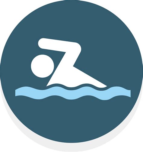 Swimming Symbol Logo Swimming Dark Symbol Png Download 10011064