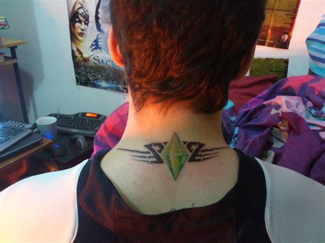 The Sims Plumbob Tattoo By Maxx Ownage On Deviantart