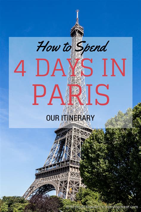 How To Spend 4 Days In Paris Our Itinerary Blog