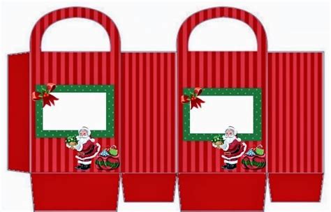 Santa In Christmas Free Printable Boxes Printable Box Pintura De