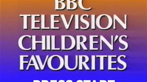 Bbc Television Childrens Favourites The Video Game 1993 Uk Logos Youtube