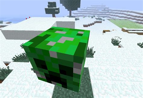 Slimes To Creeper Heads Minecraft Texture Pack